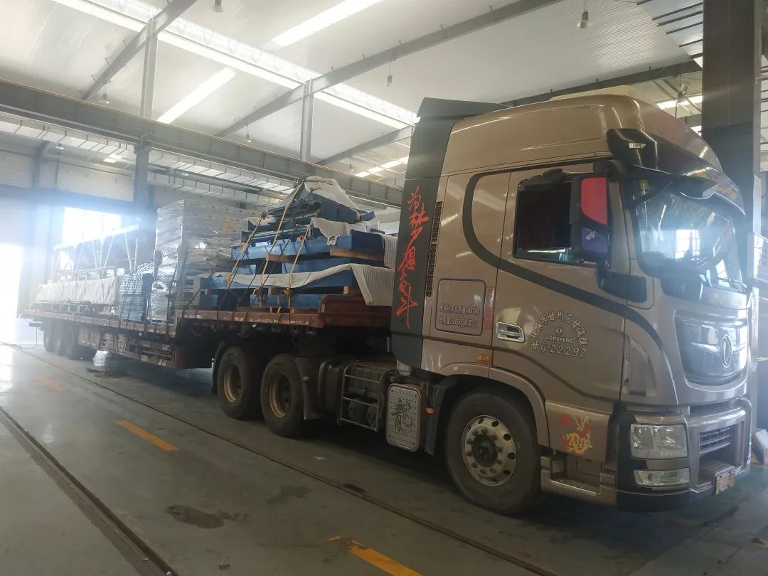 進擊！泉工股份生產(chǎn)線發(fā)貨華中，助力地區(qū)基建建設