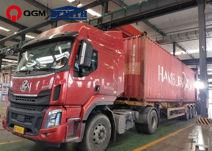 項(xiàng)目發(fā)貨| 3年2度合作，泉工股份QT10全自動(dòng)生態(tài)砌塊成型加高機(jī)生產(chǎn)線發(fā)貨孟加拉，助力河道治理項(xiàng)目建設(shè)